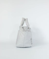 中綿刺繍カートバッグ横（ライトグレー）