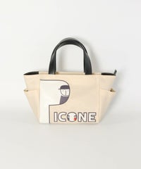 ロゴワッペンナイロンカートバッグ（ベージュ）