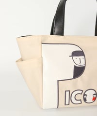 ロゴデザイン部分（ベージュ）