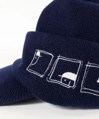 デザイン部分（ネイビー）