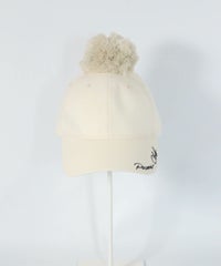 キャップ正面（ホワイト）