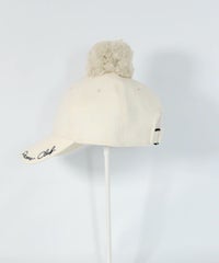 キャップ左横（ホワイト）