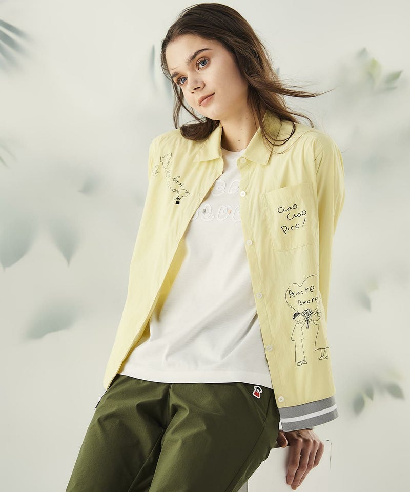 モデル着用画像(イエロー)