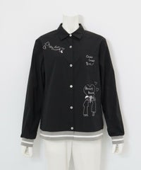 UV撥水タフタブルゾン(ブラック)前