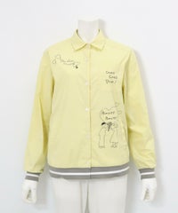 UV撥水タフタブルゾン(イエロー)前