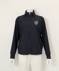 メローステッチUV冷感ブルゾン（ネイビー）