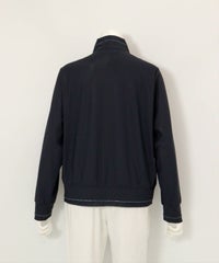 メローステッチUV冷感ブルゾン後（ネイビー）