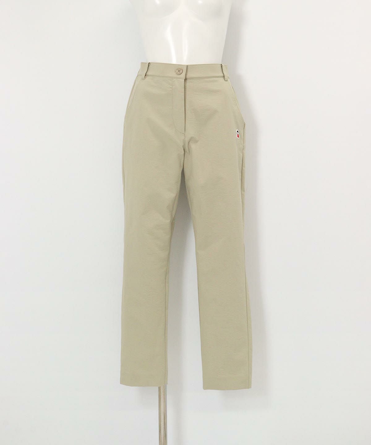 UV撥水ベーシックパンツ(ベージュ)前