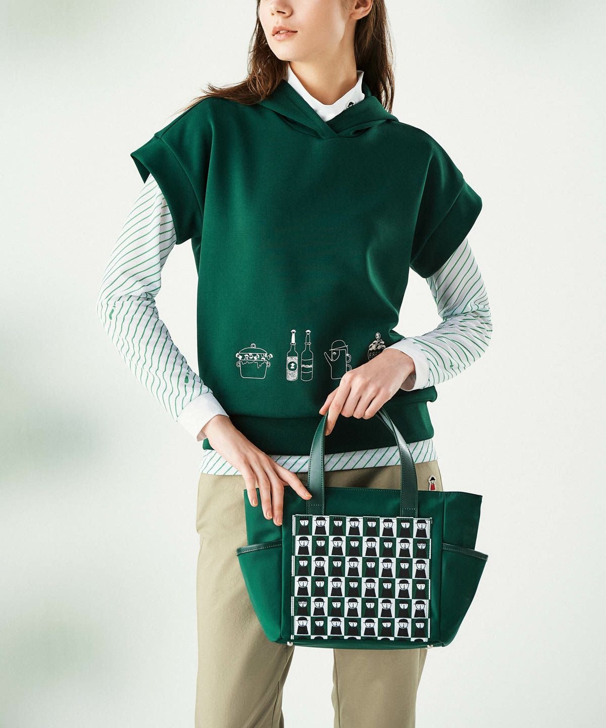 モデル着用画像(ベージュ)