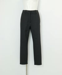 千鳥エンボス冷感パンツ(ブラック)前