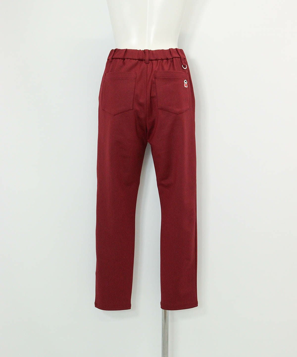 千鳥エンボス冷感パンツ(レッド)後ろ