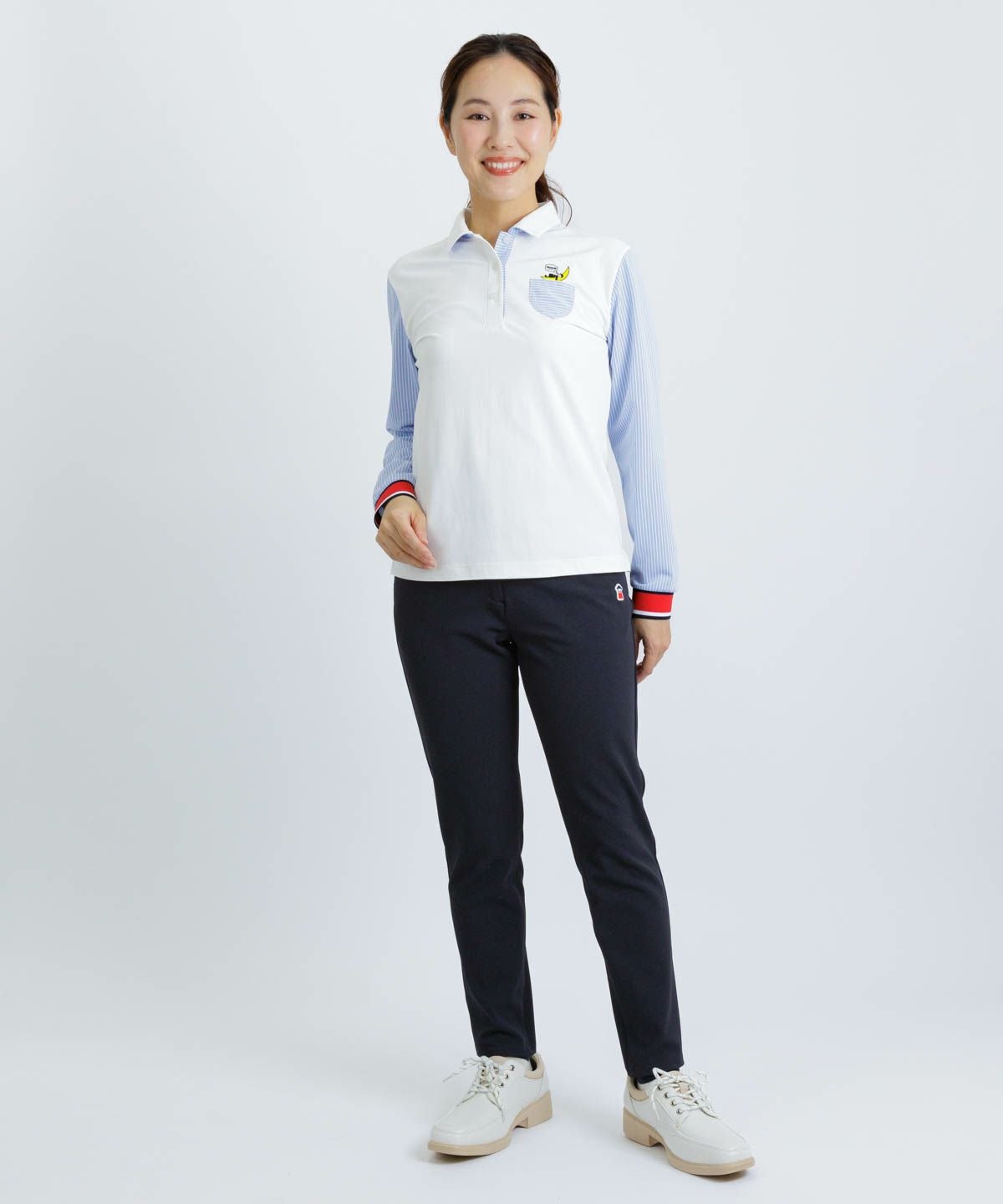 モデル着用画像(ネイビー)