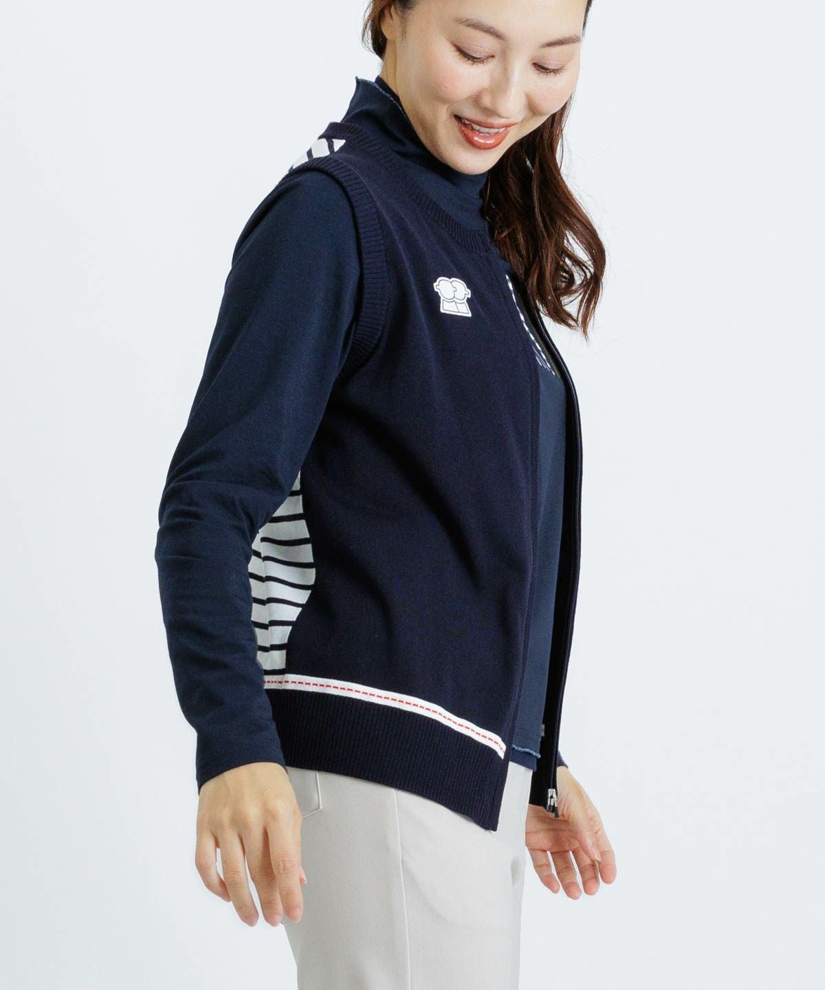 モデル着用画像(ダークネイビー)