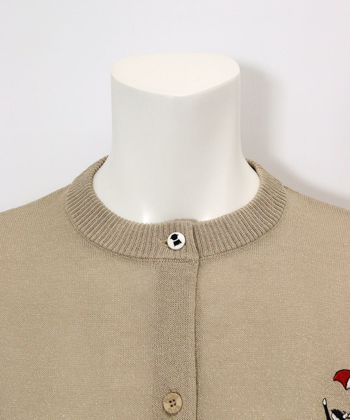 ラメニット刺繍カーディガン|ピッコーネクラブ-アウトレット- - ゴルフ