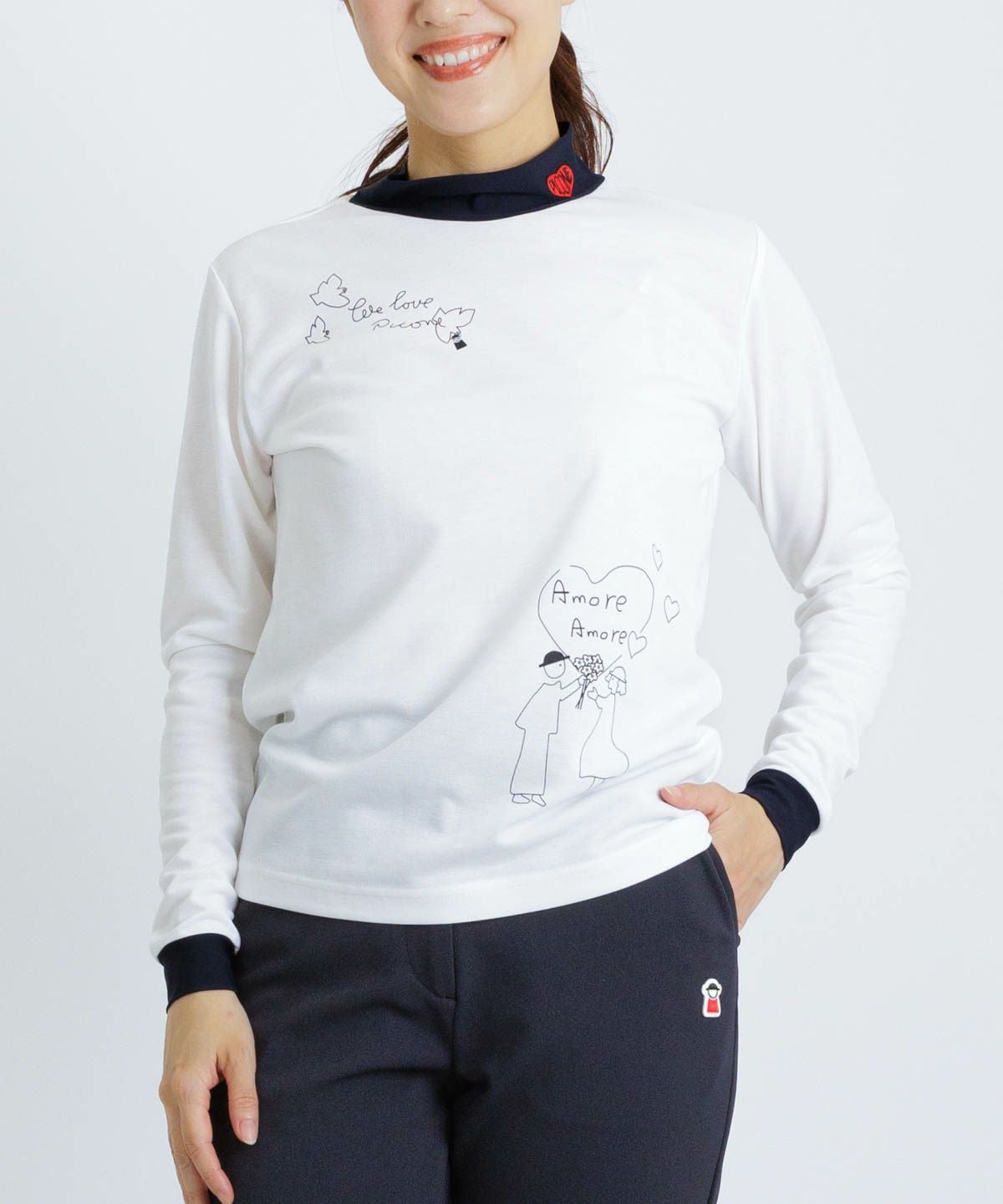 モデル着用画像(ホワイト)