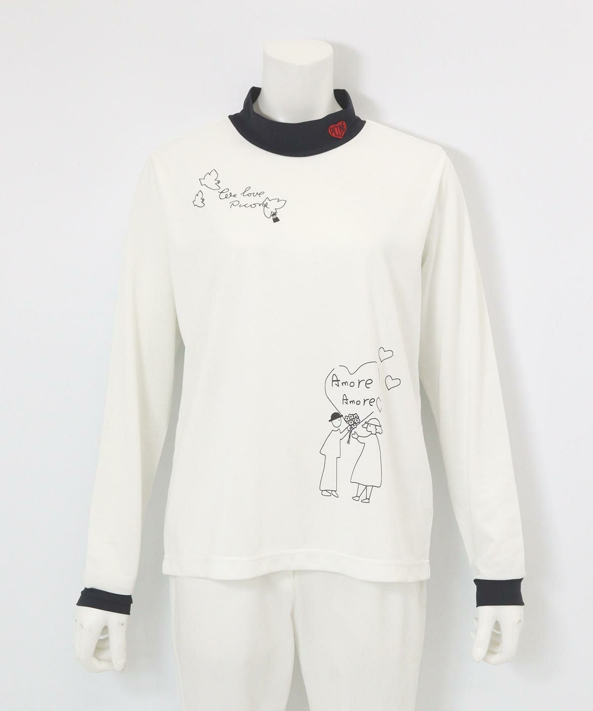 レイヤード風UV速乾プルオーバー|ピッコーネクラブ - ゴルフウェアや