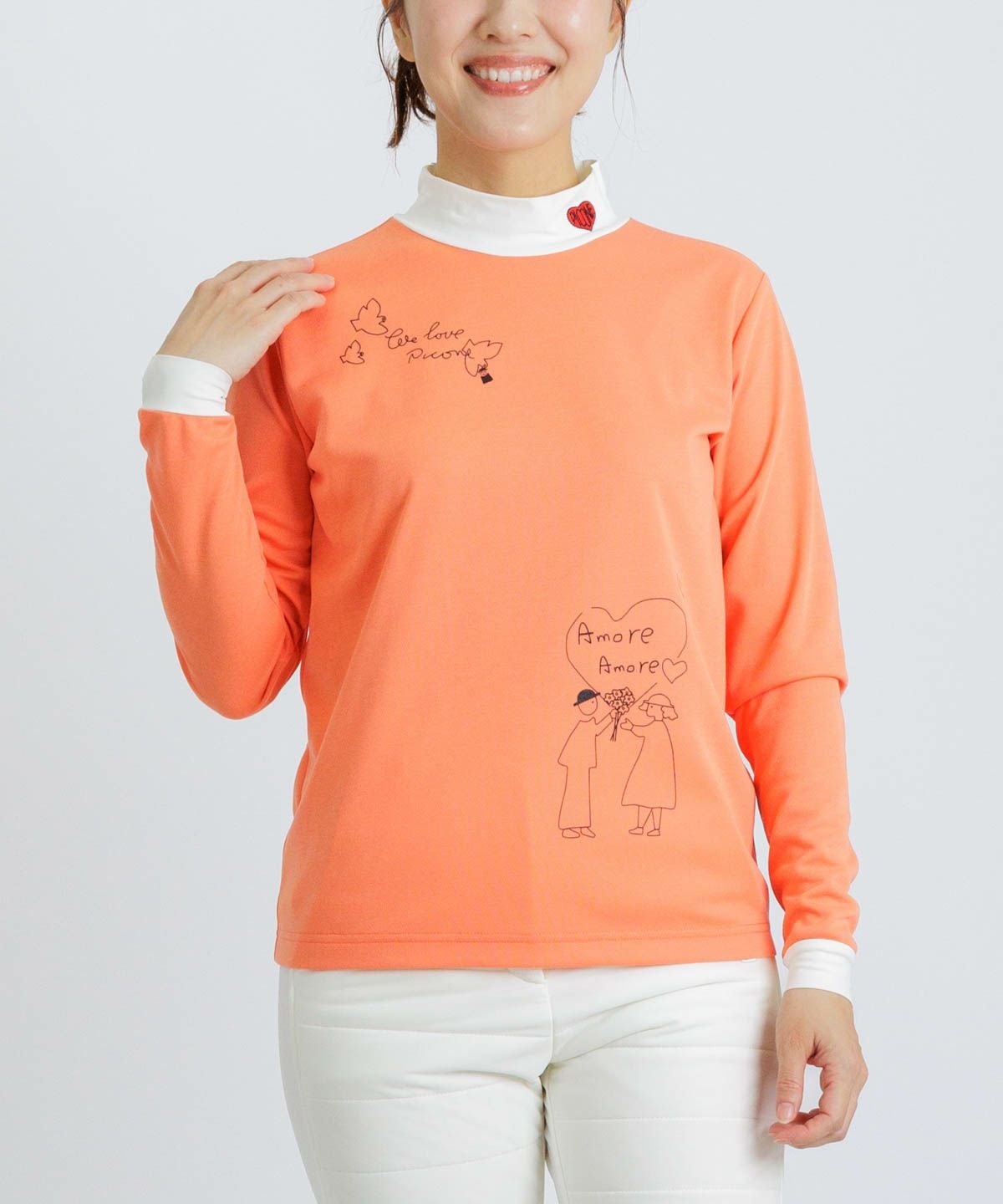 モデル着用画像(オレンジ)