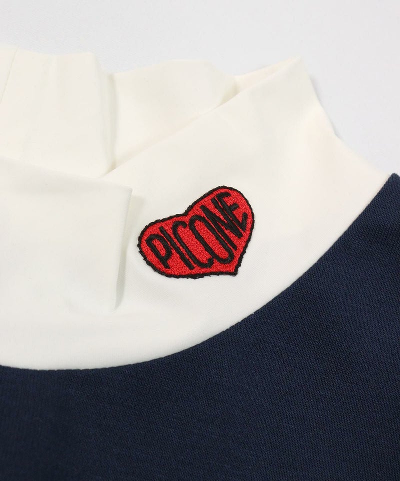 首元ロゴアップ(ネイビー)