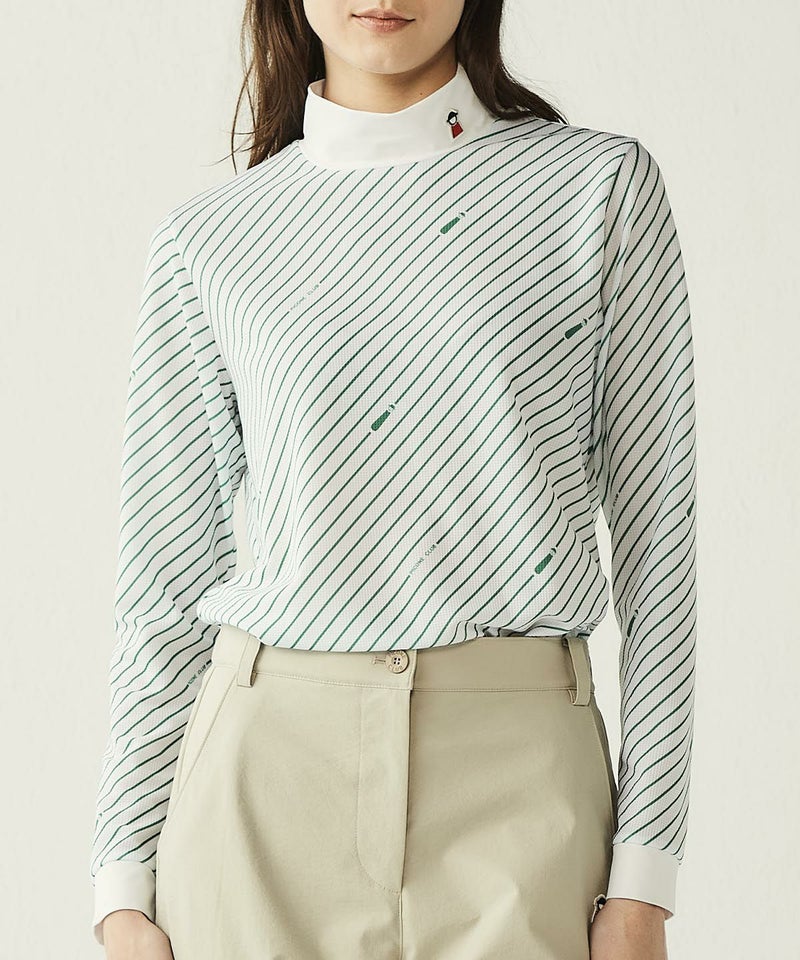 モデル着用画像(ホワイト×グリーン)