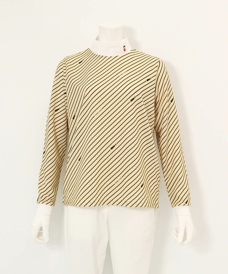 バイアスストライプUV速乾プルオーバー（ベージュ）