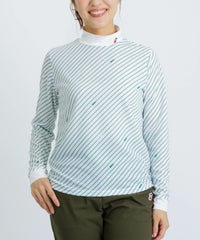 モデル着用画像(ホワイト×グリーン)