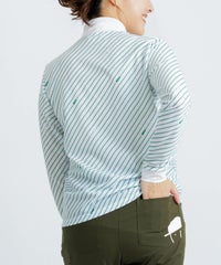 モデル着用画像(ホワイト×グリーン)