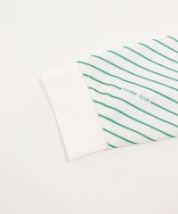 袖口部分(ホワイト×グリーン)