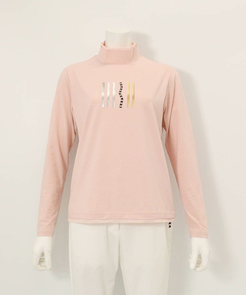 部分チュールUV冷感プルオーバー（ピンク）