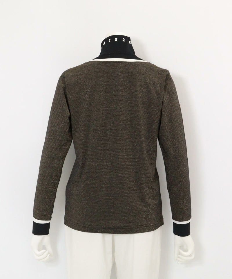 レイヤード風プルオーバー(ブラック)後ろ