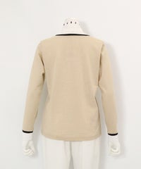 レイヤード風プルオーバー(ベージュ)後ろ