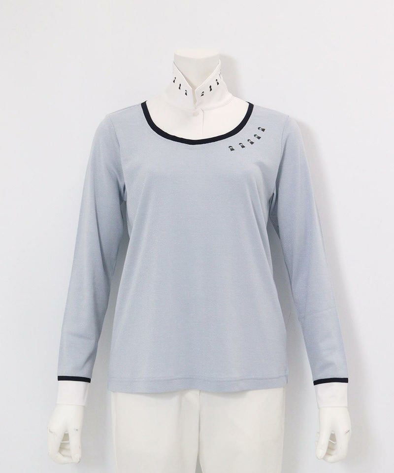 レイヤード風プルオーバー(ライトブルー)前