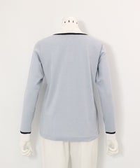 レイヤード風プルオーバー(ライトブルー)後ろ