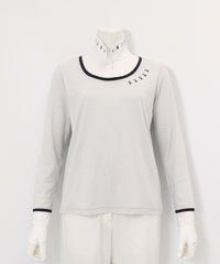 レイヤード風プルオーバー(ライトグレー)前