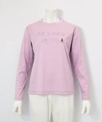 コード刺繍UV冷感プルオーバー（ピンク）
