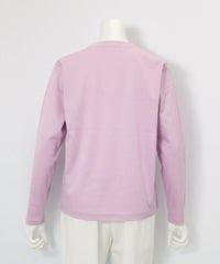 コード刺繍UV冷感プルオーバー後（ピンク）
