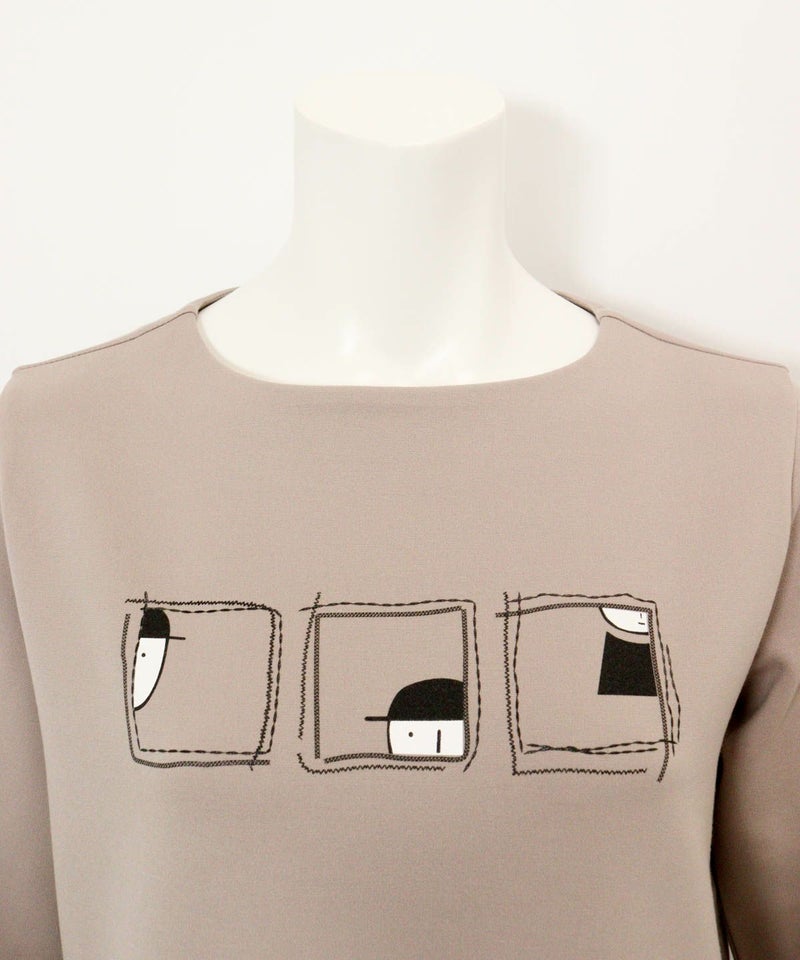 首元部分（ベージュ）