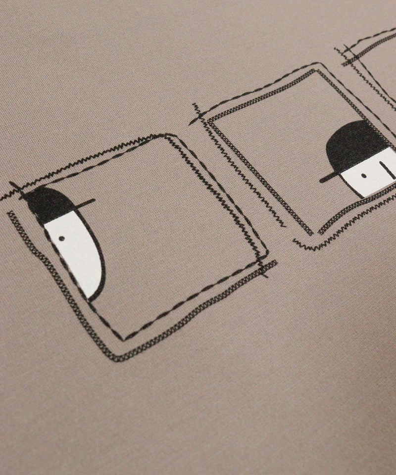 胸元デザイン部分（ベージュ）