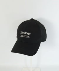 刺繍撥水キャップ（ブラック）