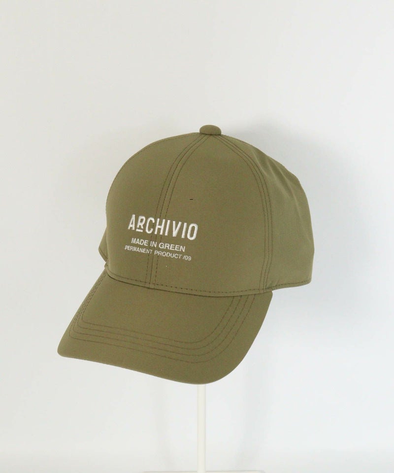 刺繍撥水キャップ（カーキ）