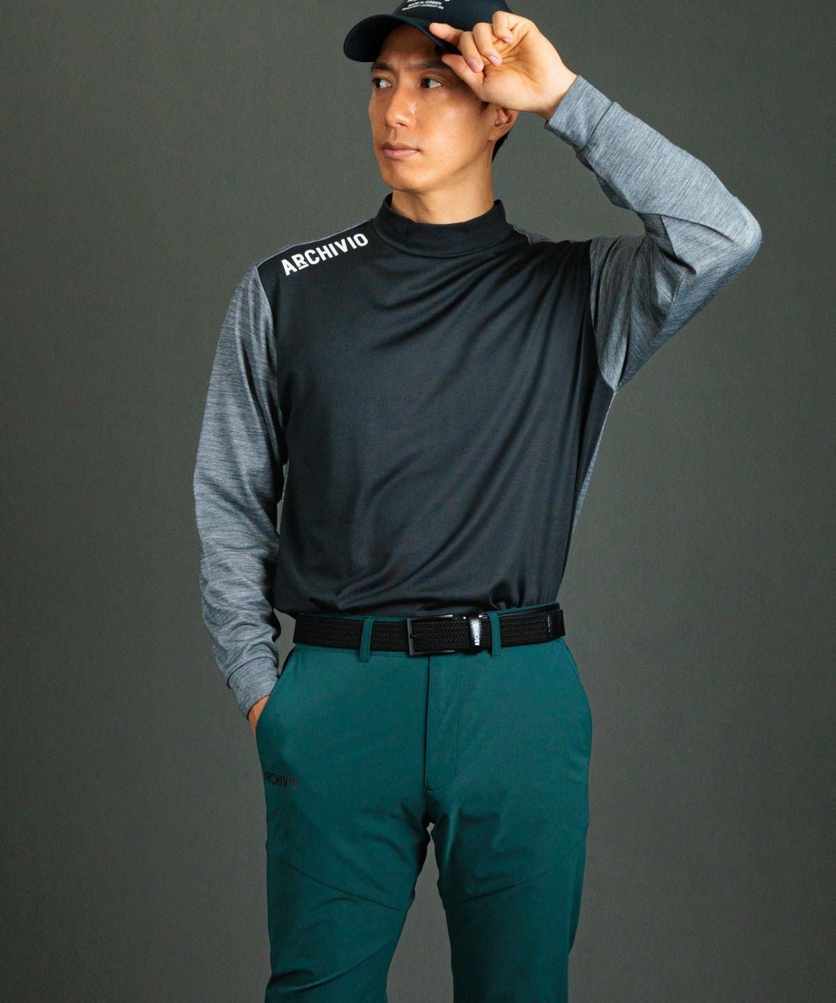 モデル着用画像（グリーン）