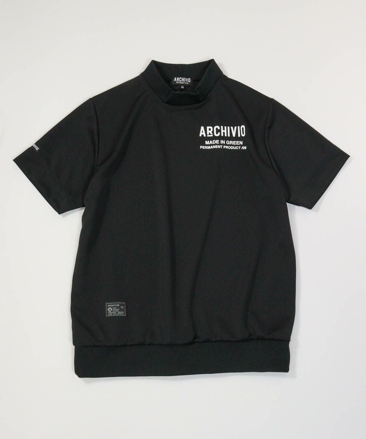アルチビオ　ARCHIVIO 長袖モックネックシャツ　サイズ46（M）美品 ゴルフ ARCHIVIO アルチビオ モックネック ストレッチ シャツ - メルカリ