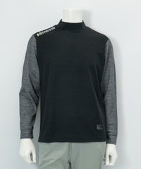 【メンズ】ウール混ポイントロゴプルオーバー（グレー）