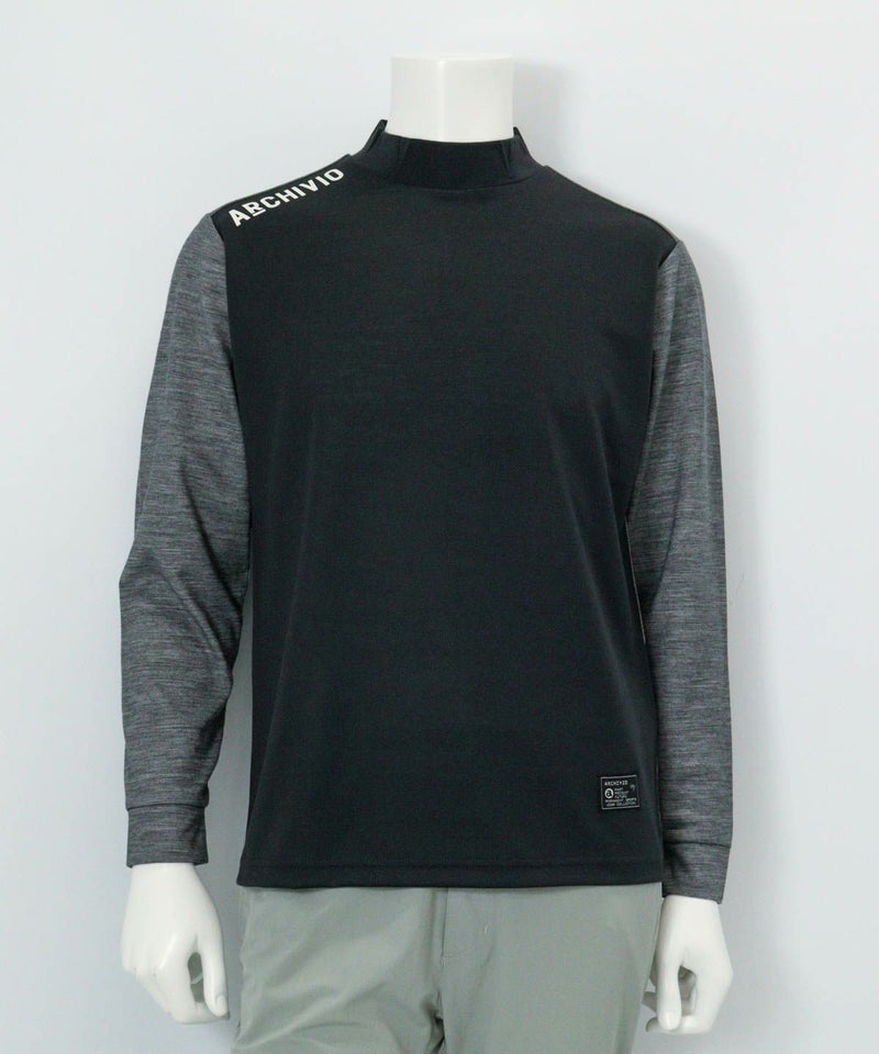 【メンズ】ウール混ポイントロゴプルオーバー（グレー）