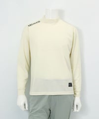 【メンズ】ウール混ポイントロゴプルオーバー（ホワイト）