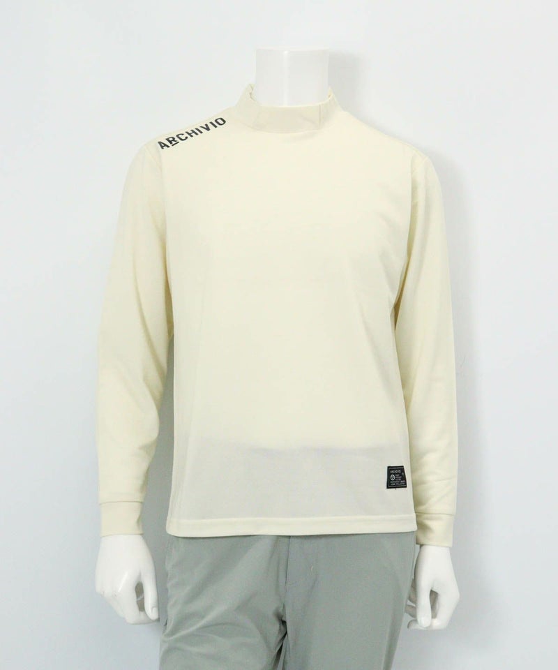 【メンズ】ウール混ポイントロゴプルオーバー（ホワイト）