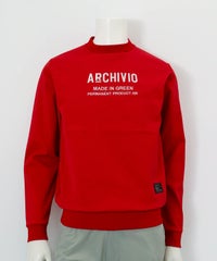 【メンズ】フロント刺繍UVダンボールプルオーバー（レッド）