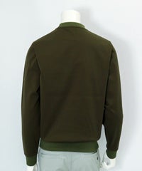 【メンズ】フロント刺繍UVダンボールプルオーバー後（カーキ）