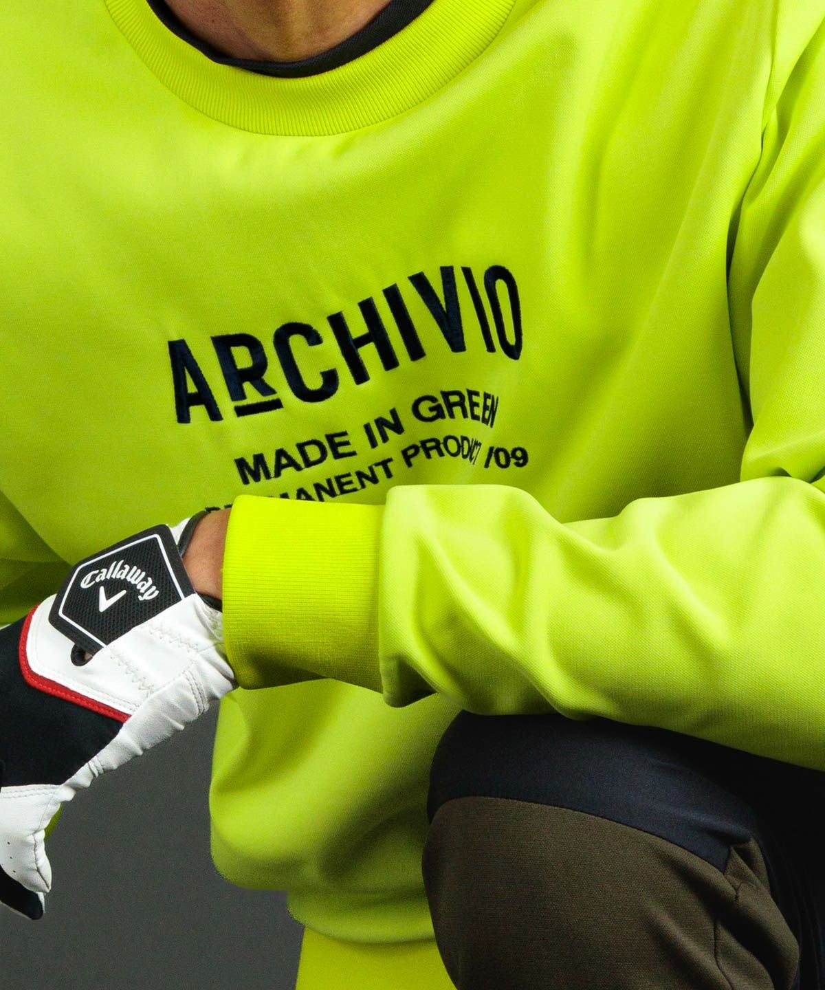 モデル着用画像（イエロー）