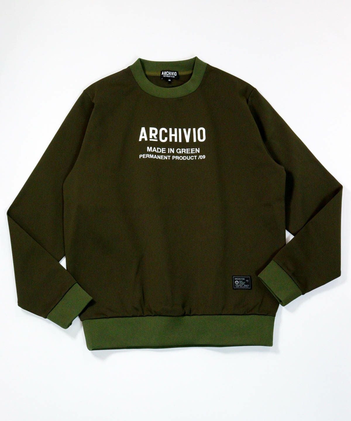 【メンズ】フロント刺繍UVダンボールプルオーバー（カーキ）