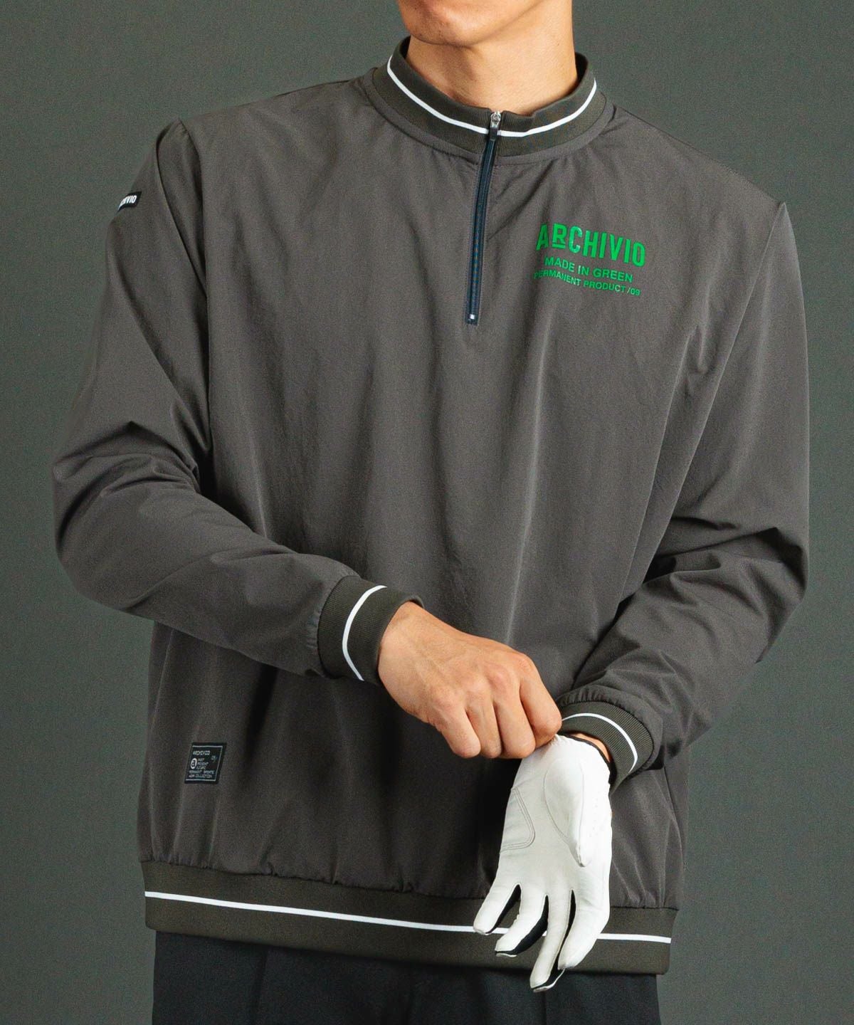 メンズ】異素材切替配色ブルゾン|アルチビオ - ゴルフウェアや婦人服通販